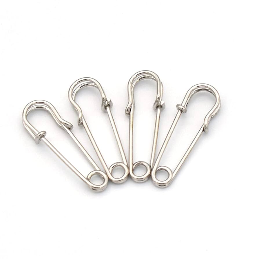 アクセサリー MB OX JEWELRy Silver Safety Pin Charm OX JEWELRy Silver Safety Pin Charm | MB -there